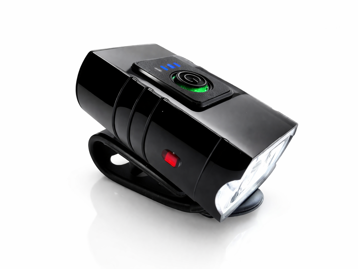 Éclairage vélo avant LED rechargeable USB-C noir 12