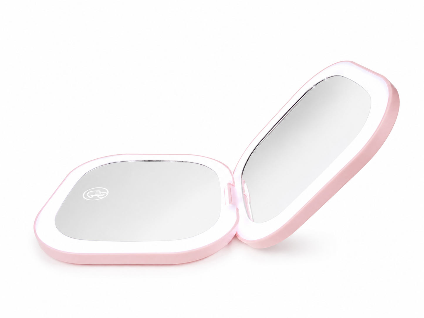 Miroir LED maquillage compact rechargeable – 3 couleurs