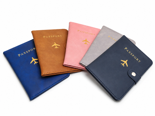 Porte passeport de voyage – 5 couleurs