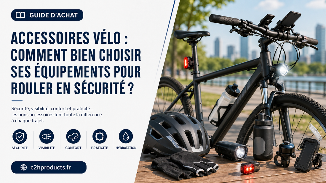 Accessoires vélo : comment bien choisir ses équipements pour rouler en sécurité ?