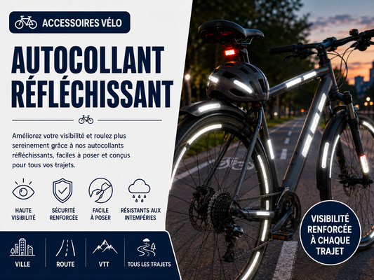 Comment choisir un autocollant réfléchissant vélo ? Le guide pratique