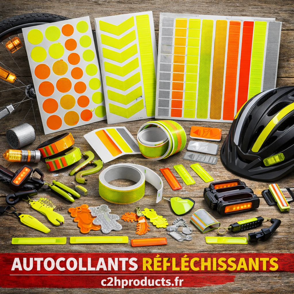 Stickers réfléchissants multi-couleurs