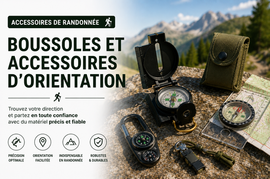 Boussoles et accessoires d’orientation