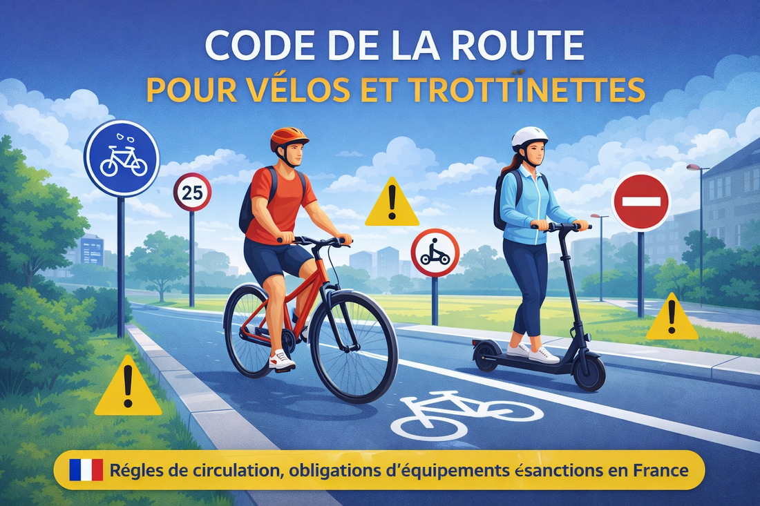 Code la route vélo et trottinette