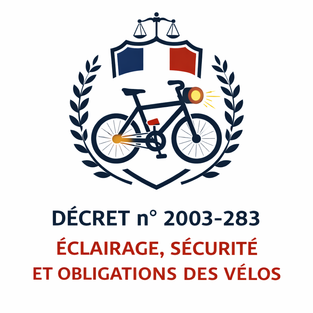 Décret n° 2003-283 : éclairage, sécurité et obligations des vélos