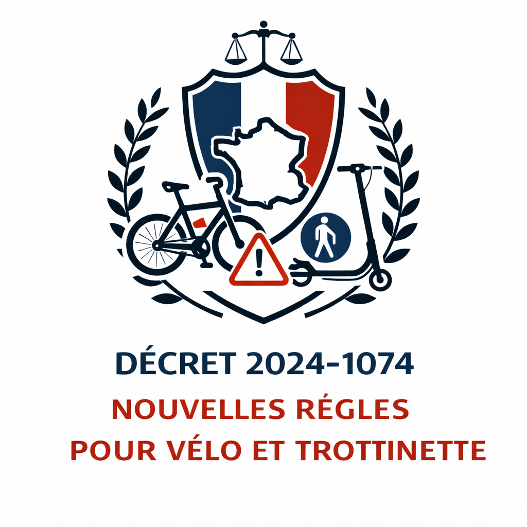 Décret 2024-1074 : nouvelles règles pour vélo et trottinette