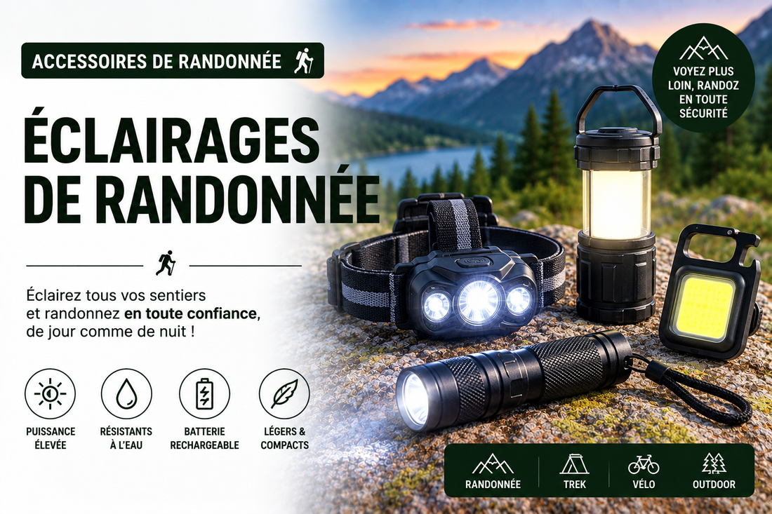 Éclairages de randonnée