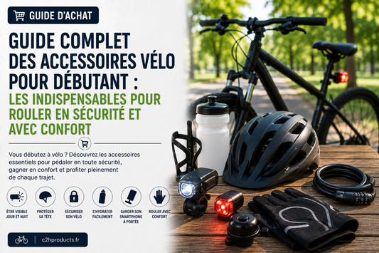 Guide complet des accessoires vélo pour débutant : les indispensables pour rouler en sécurité et avec confort