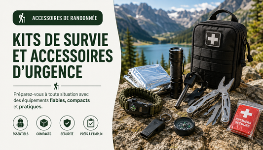 Kits de survie et accessoires d’urgence