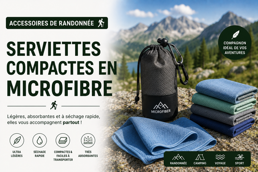 Serviettes compactes en microfibre