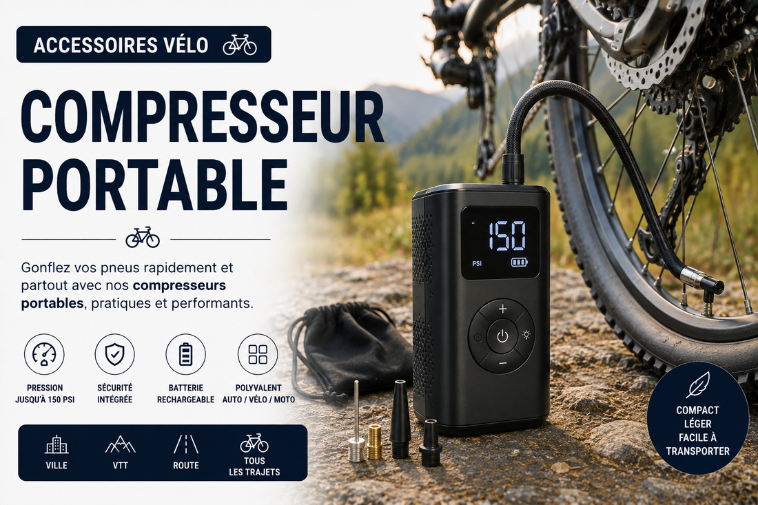 Comment choisir un compresseur portable vélo ? Le guide complet