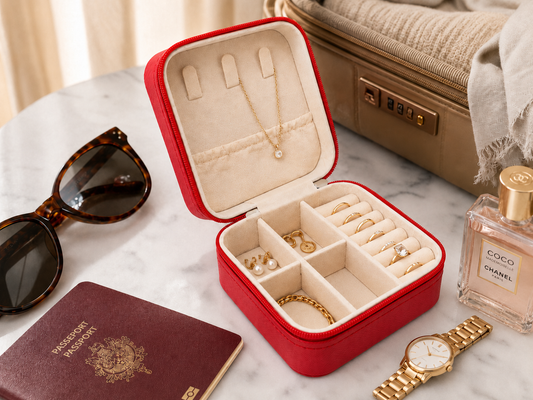 Boîte de rangement compacte pour bijoux