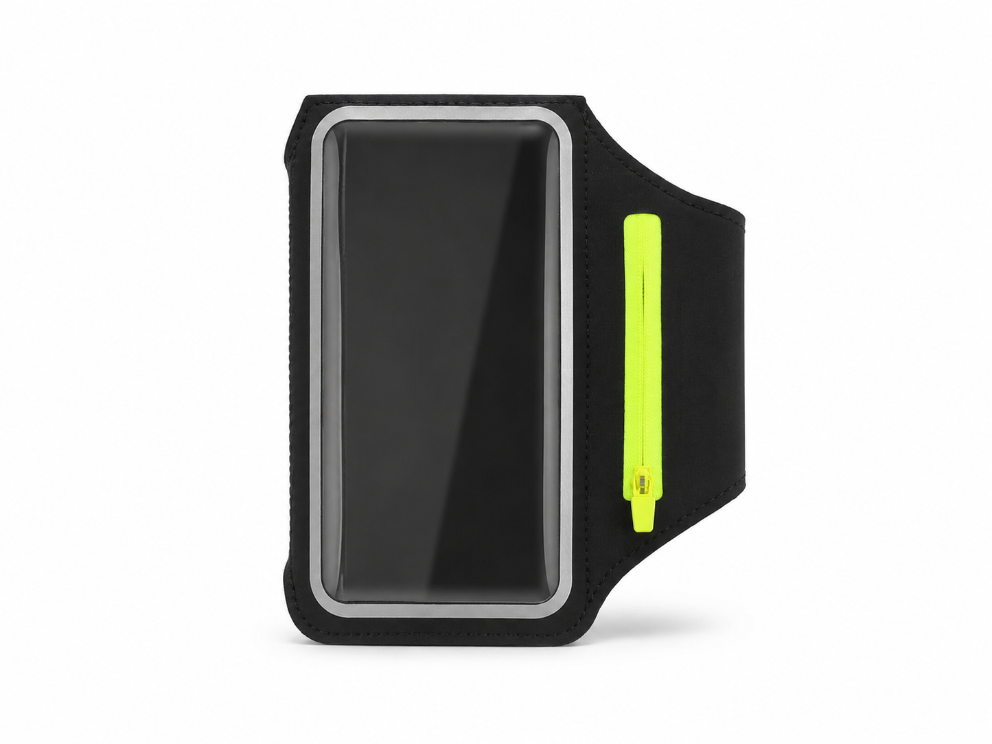Brassard Porte Téléphone Running avec Porte-Carte et Poche Zippée