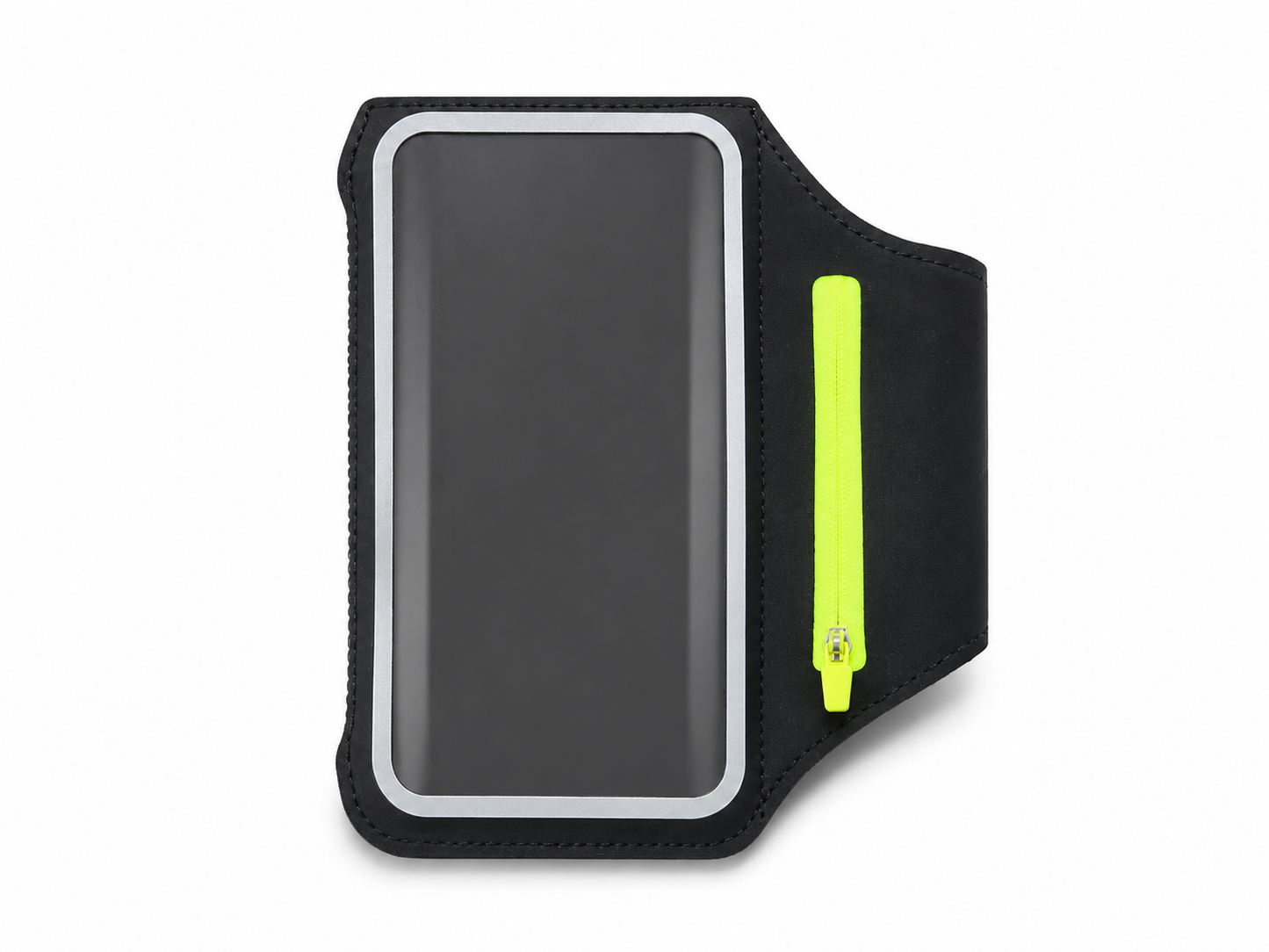 Brassard Porte Téléphone Running avec Porte-Carte et Poche Zippée