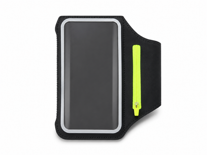 Brassard Porte Téléphone Running avec Porte-Carte et Poche Zippée