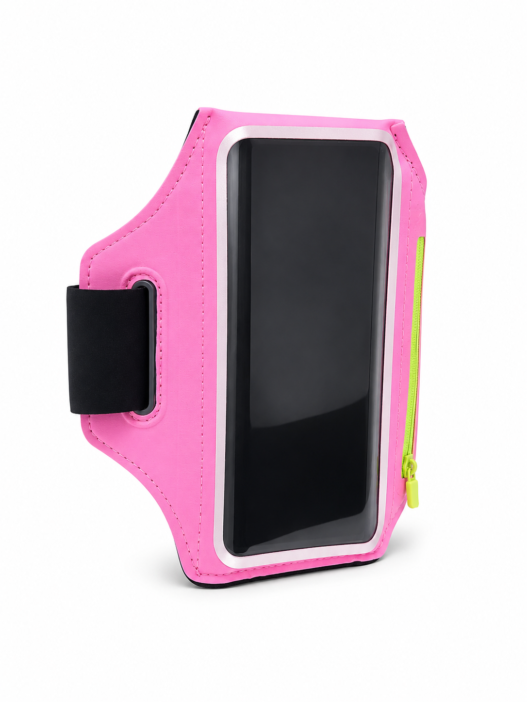 Brassard Porte Téléphone Running avec Porte-Carte et Poche Zippée