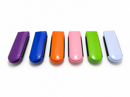 Brosse à cheveux pliable avec miroir – compacte de voyage