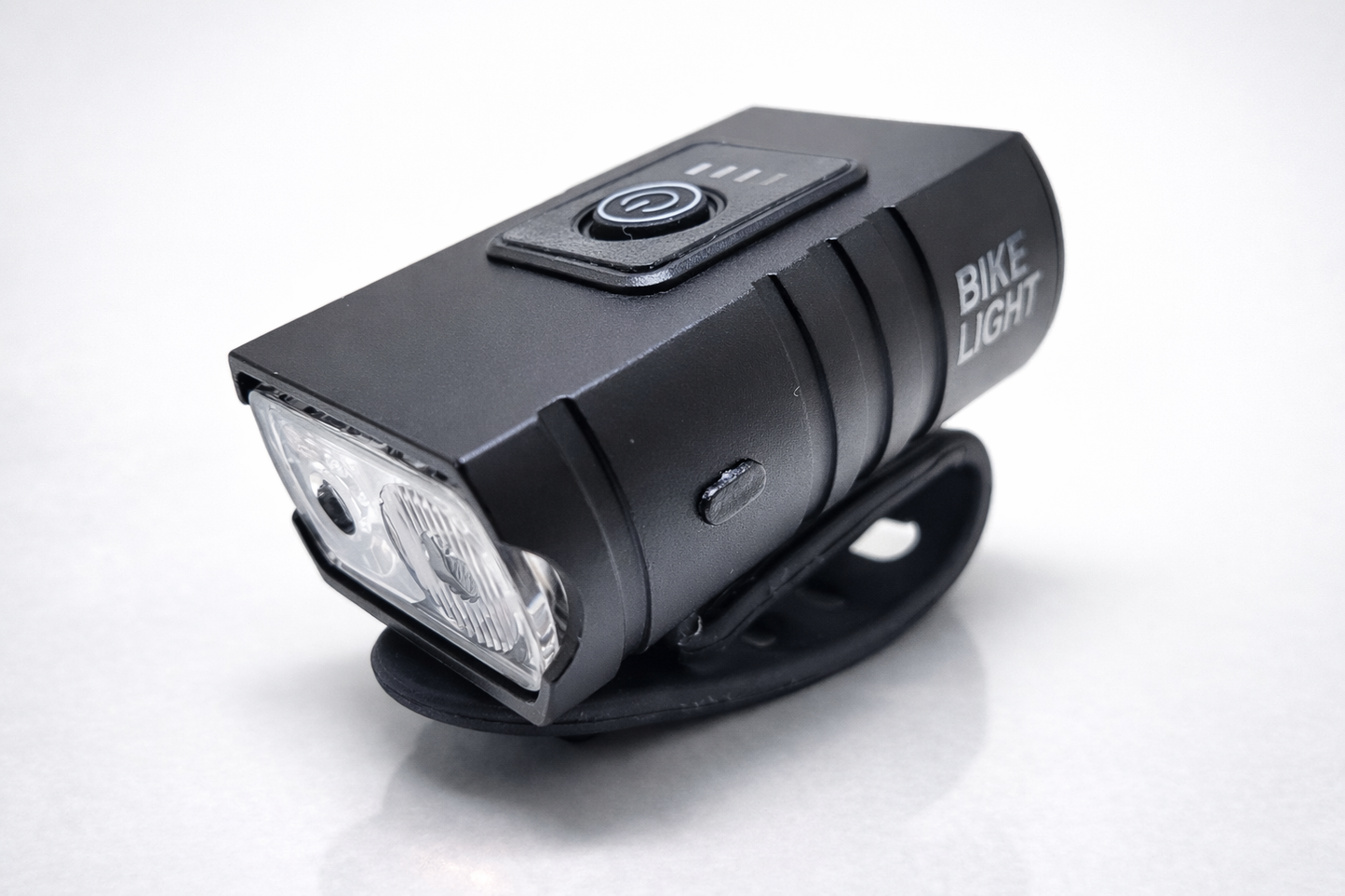 Éclairage vélo avant LED rechargeable USB-C noir 1
