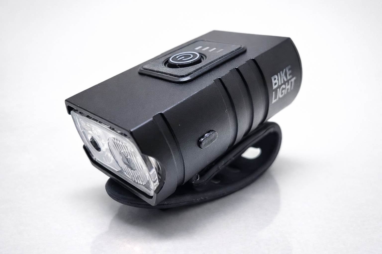 Éclairage vélo avant LED rechargeable USB-C noir 1