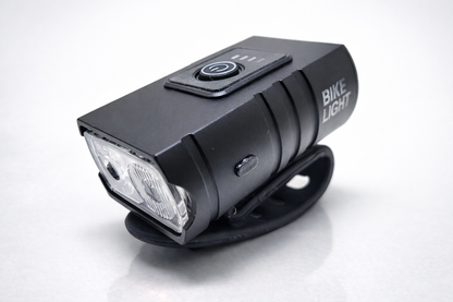 Éclairage vélo avant LED rechargeable USB-C noir 1