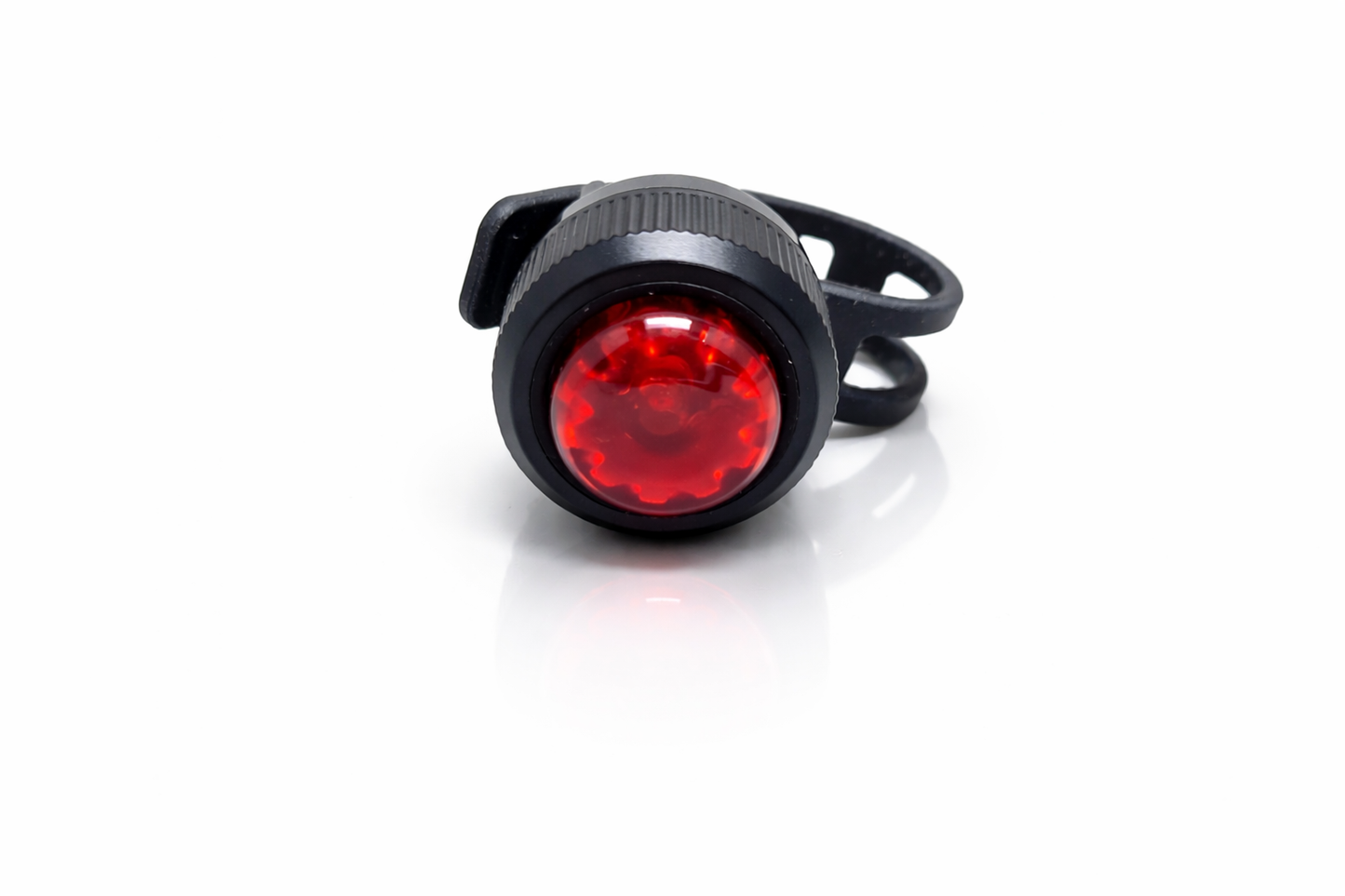 Kit éclairage vélo avec lampe avant LED noire et lumière arrière rouge 6