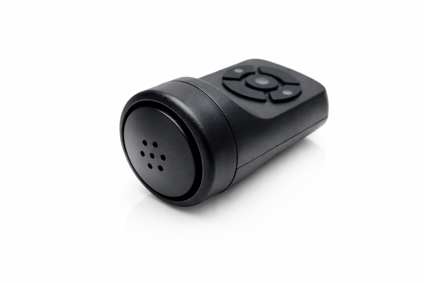 Sonnette électrique vélo rechargeable USB-C noire avec commandes intégrées