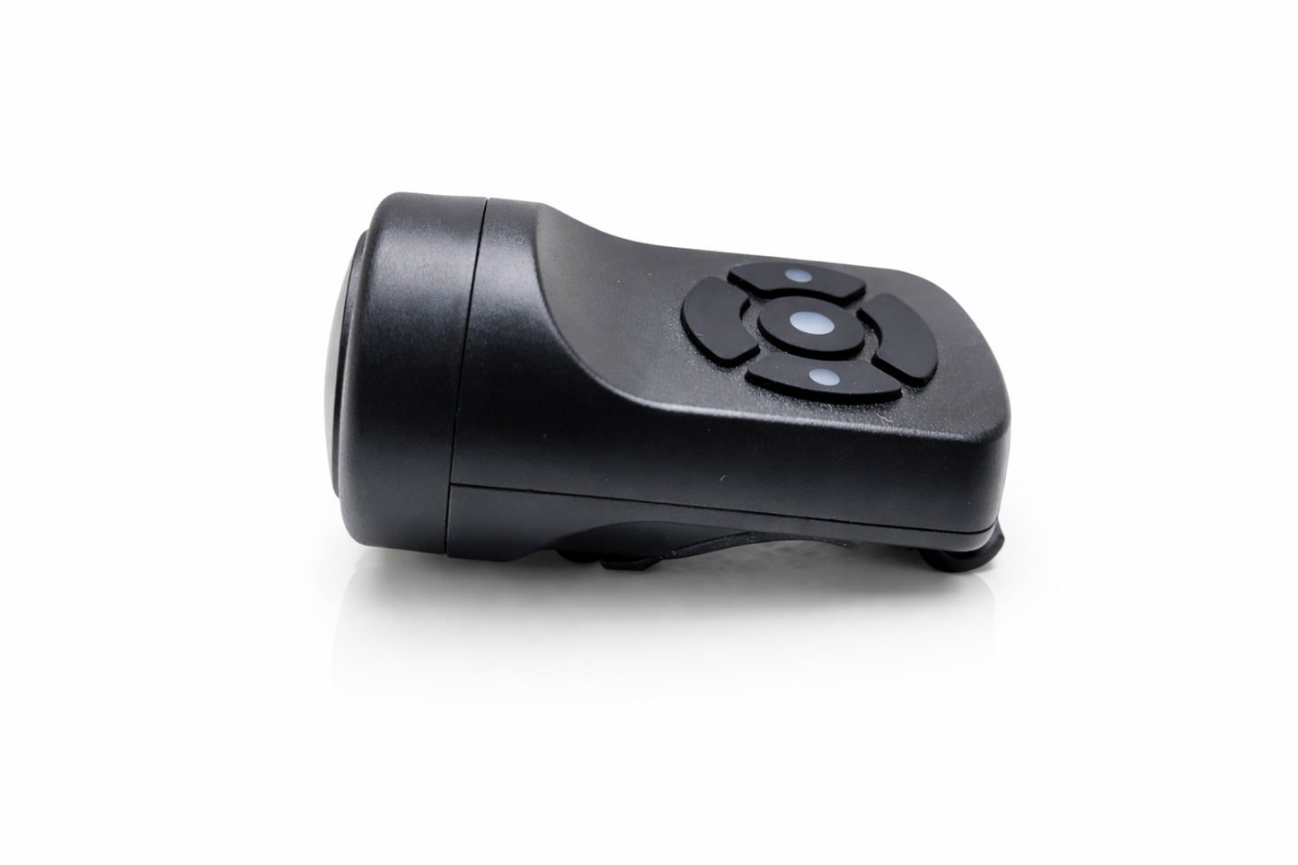 Sonnette électrique vélo rechargeable USB-C noire avec commandes intégrées 1