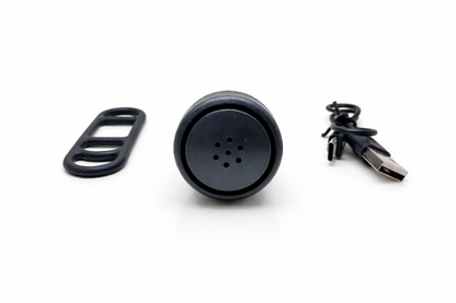 Sonnette électrique vélo rechargeable USB-C noire avec commandes intégrées 2