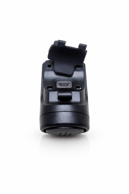 Sonnette électrique vélo rechargeable USB-C noire avec commandes intégrées 4