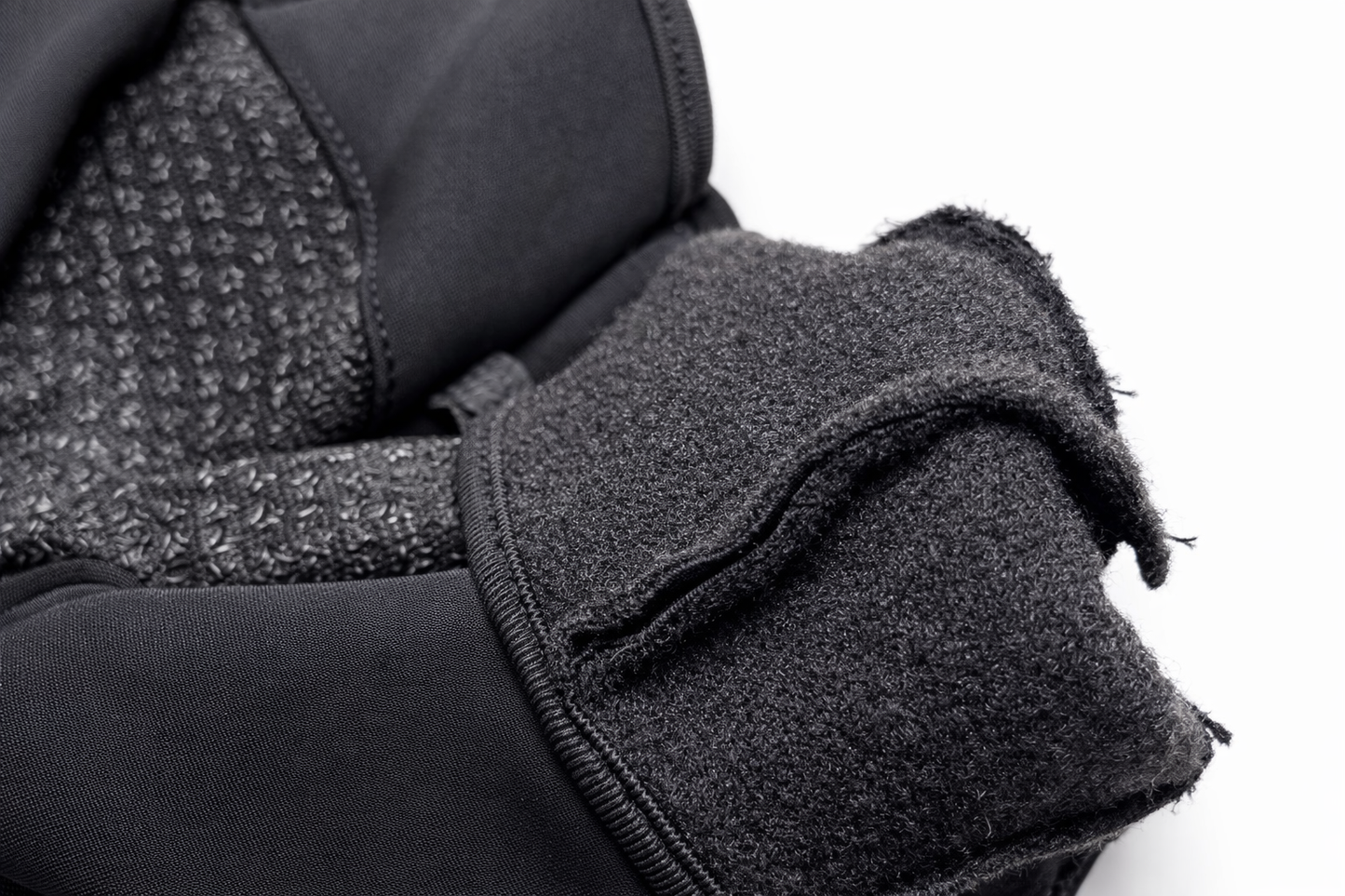 Gants vélo tactiles étanches et chauds avec fermeture zippée noir 7