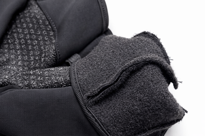 Gants vélo tactiles étanches et chauds avec fermeture zippée noir 7