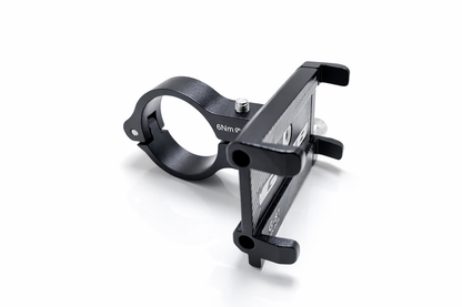 Support téléphone vélo universel en aluminium noir réglable coté