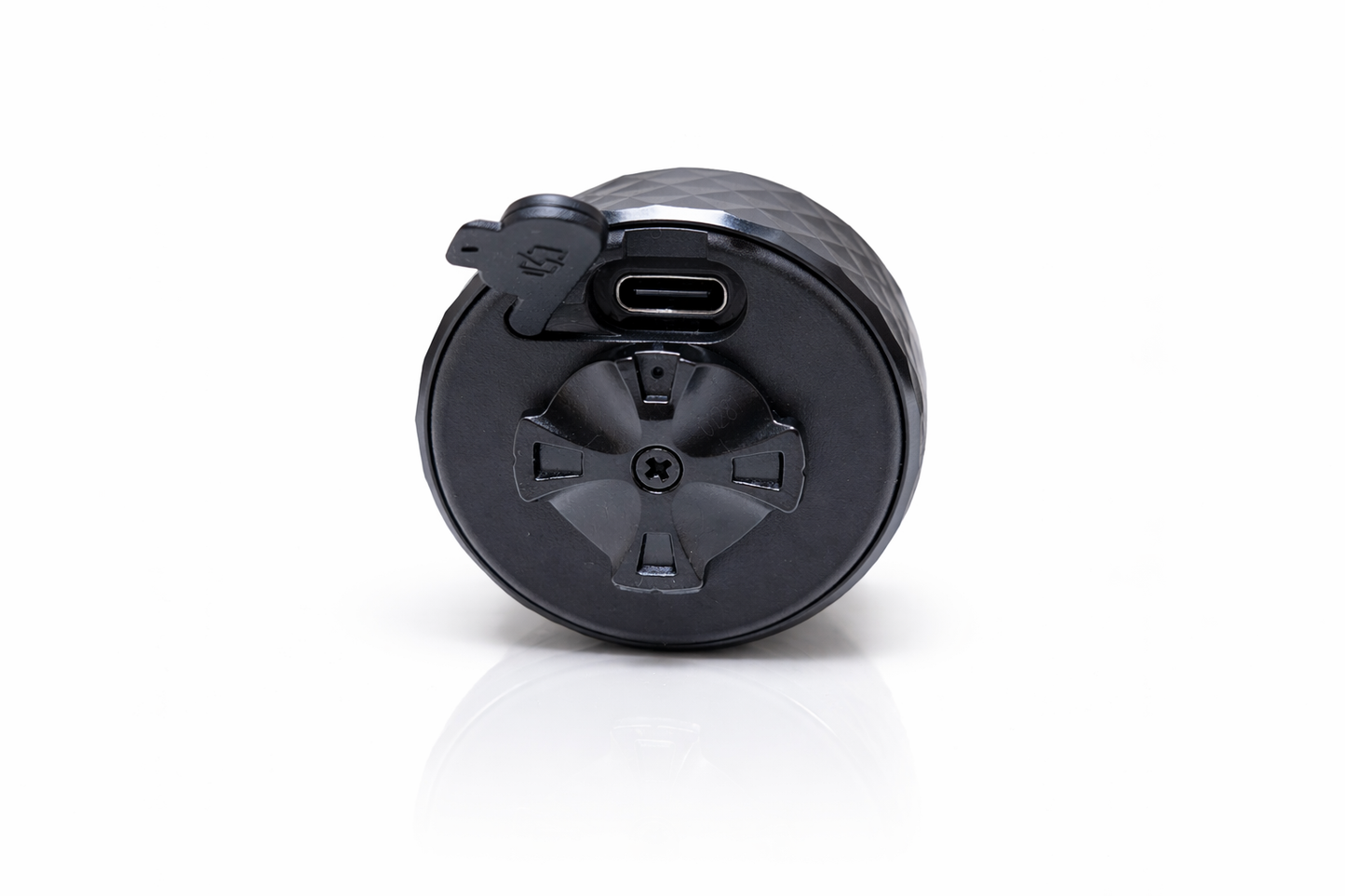Éclairage arrière vélo LED rouge rechargeable compatible Apple Find My vue de dos