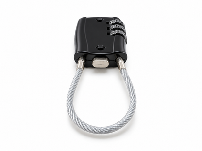 Cadenas à code de voyage avec câble – 4 couleurs