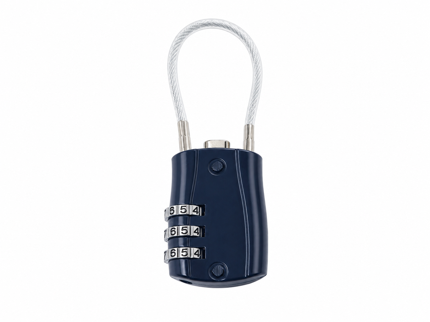 Cadenas à Code de Voyage Noir – Câble Acier Souple 3 Chiffres – Sécurité Bagages & Valises