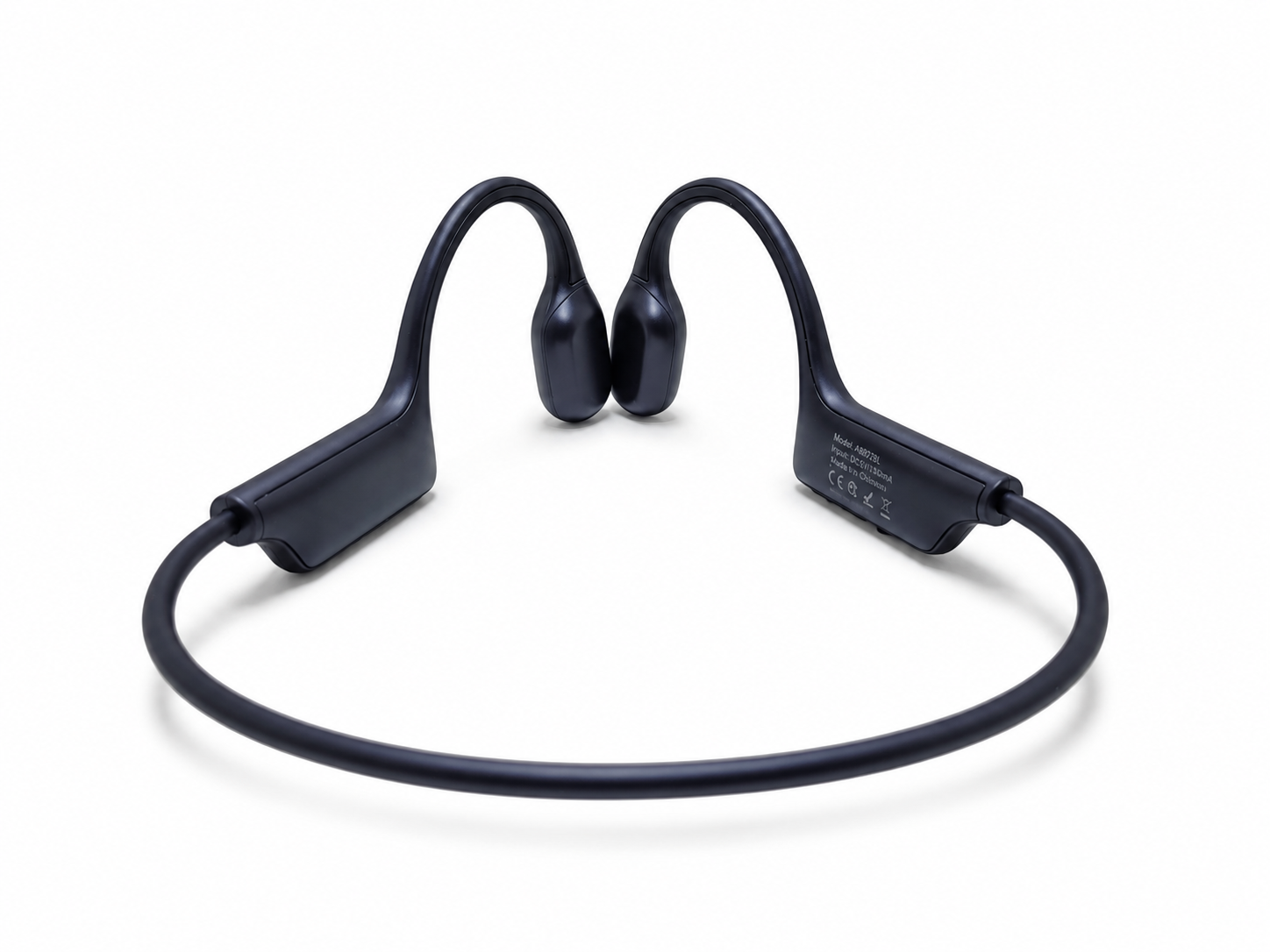 Casque sport AWEI A892BL design ouvert noir pour running et vélo