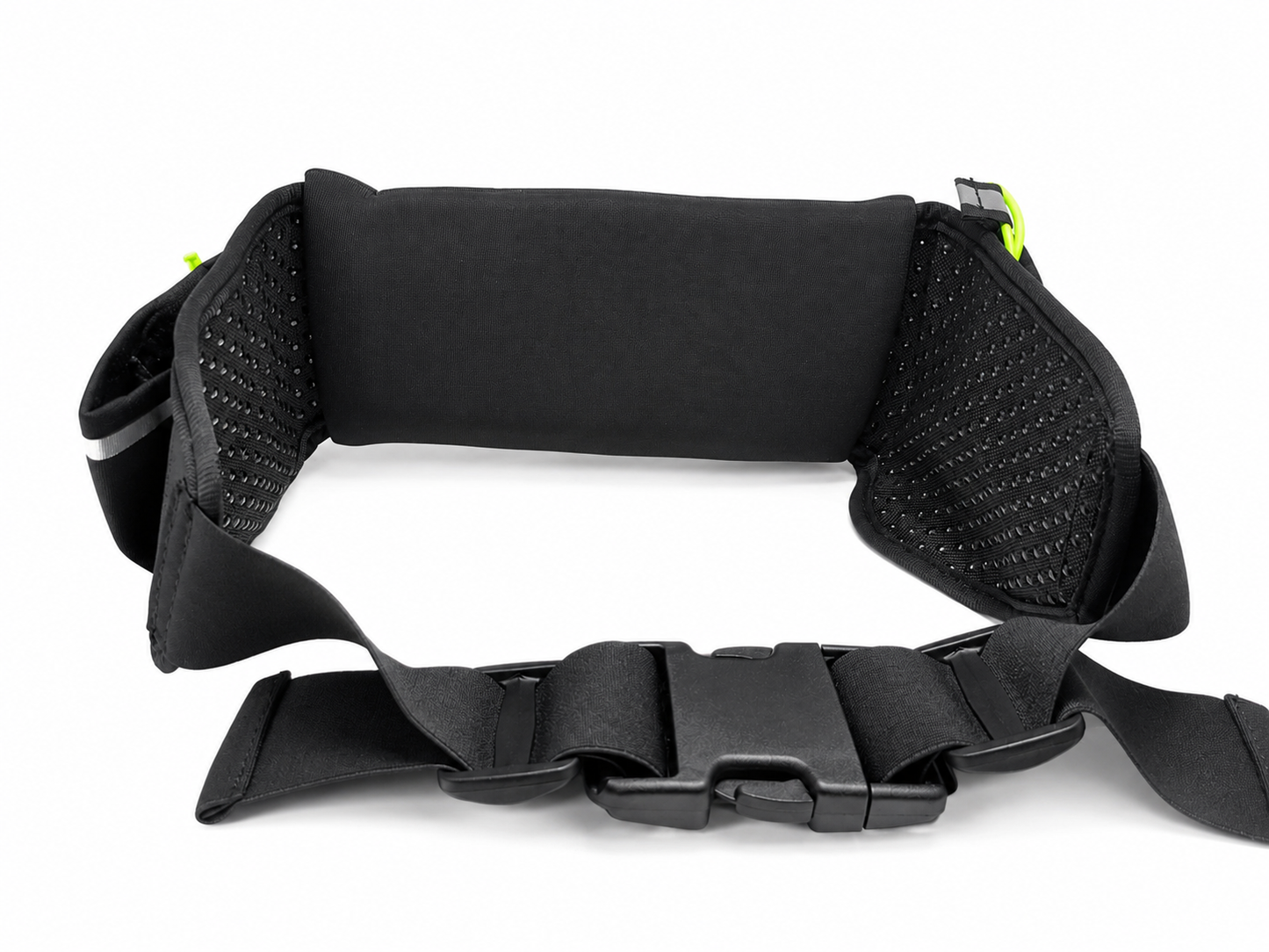 Ceinture de course à pied avec 2 gourdes et poche zippée