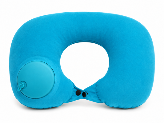 Coussin de Voyage Gonflable avec Pompe Intégrée