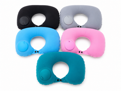 Coussin de Voyage Gonflable avec Pompe Intégrée