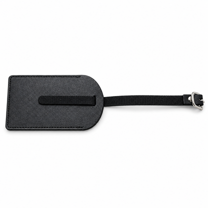 Étiquette de bagage simili cuir – Porte-adresse valise 10 couleurs