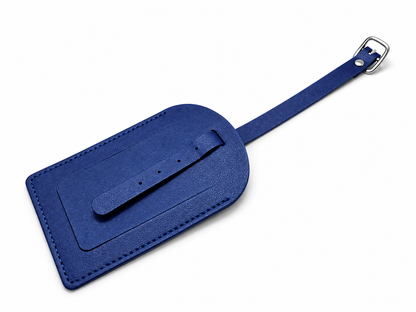 Étiquette de bagage simili cuir – Porte-adresse valise 10 couleurs