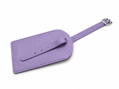 Étiquette de bagage simili cuir – Porte-adresse valise 10 couleurs