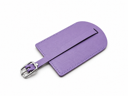 Étiquette de bagage simili cuir – Porte-adresse valise 10 couleurs