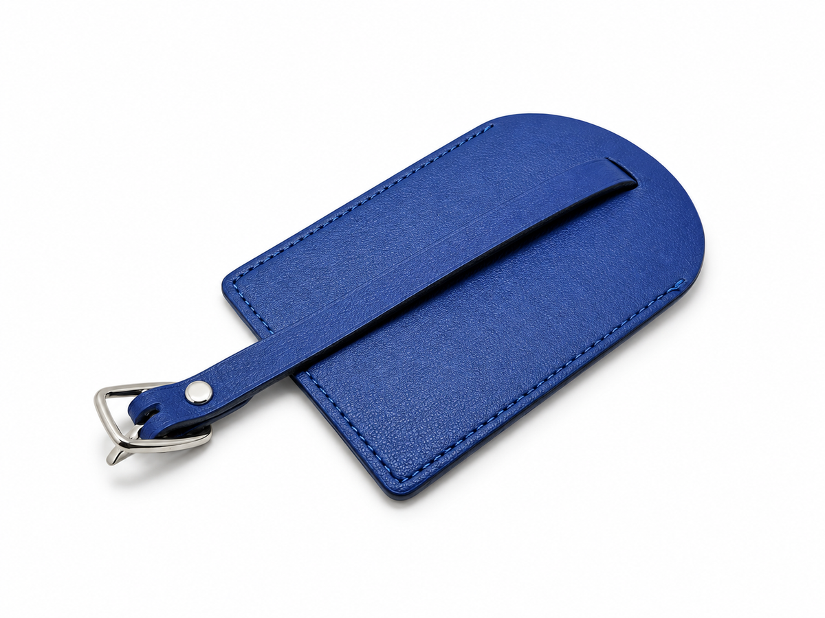 Étiquette de bagage simili cuir – Porte-adresse valise 10 couleurs