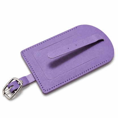 Étiquette de bagage simili cuir – Porte-adresse valise 10 couleurs