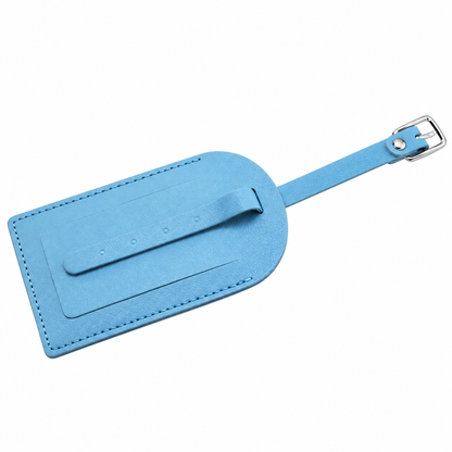 Étiquette de bagage simili cuir – Porte-adresse valise 10 couleurs