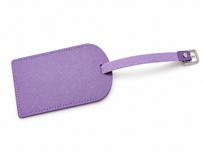 Étiquette de bagage simili cuir – Porte-adresse valise 10 couleurs