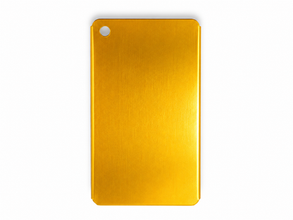 Étiquette de voyage en métal avec câble acier – 8 couleurs