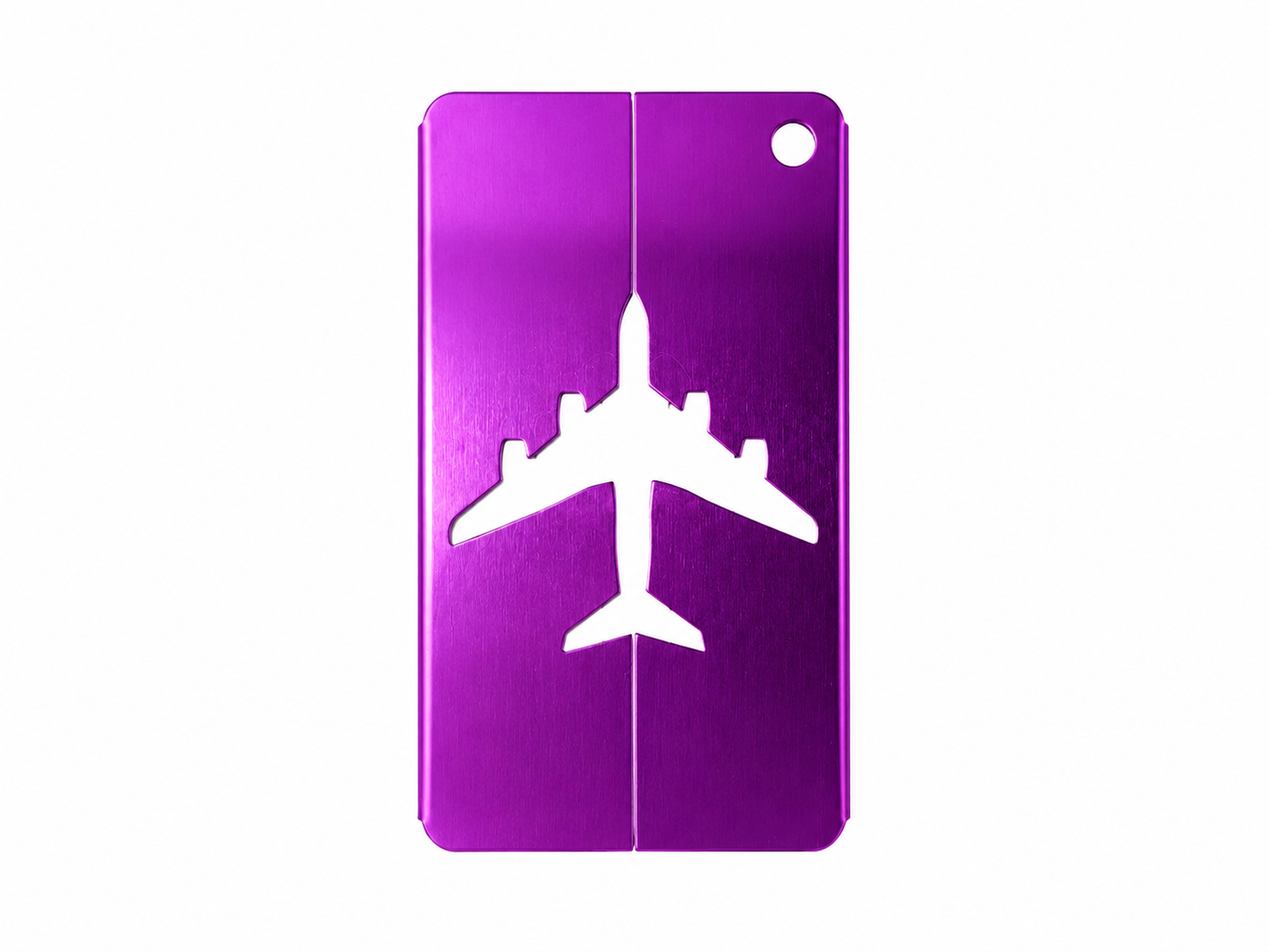Étiquette de voyage en métal avec câble acier – 8 couleurs