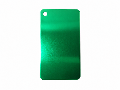Étiquette de voyage en métal avec câble acier – 8 couleurs